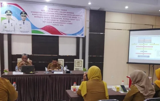 Dukcapil-KB Sulut Bekali Tenaga Kesehatan di Bolaang Mongondow Utara soal Pen