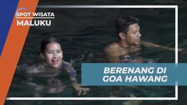 Selebriti dan Anak-Anak Desa Berenang di Goa Hawang Maluku, Eksplorasi Kedalaman Gua Bawah Tanah