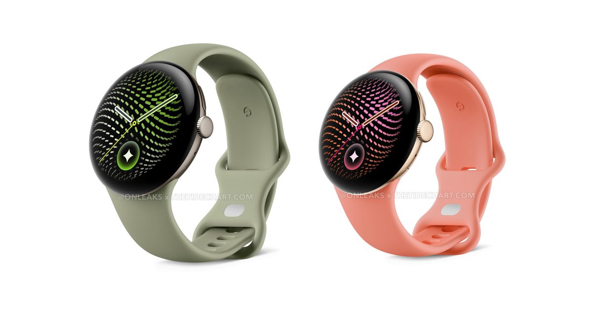 Render Resmi Pixel Watch 5 Bocor, Google Hadirkan Empat Varian Warna Baru