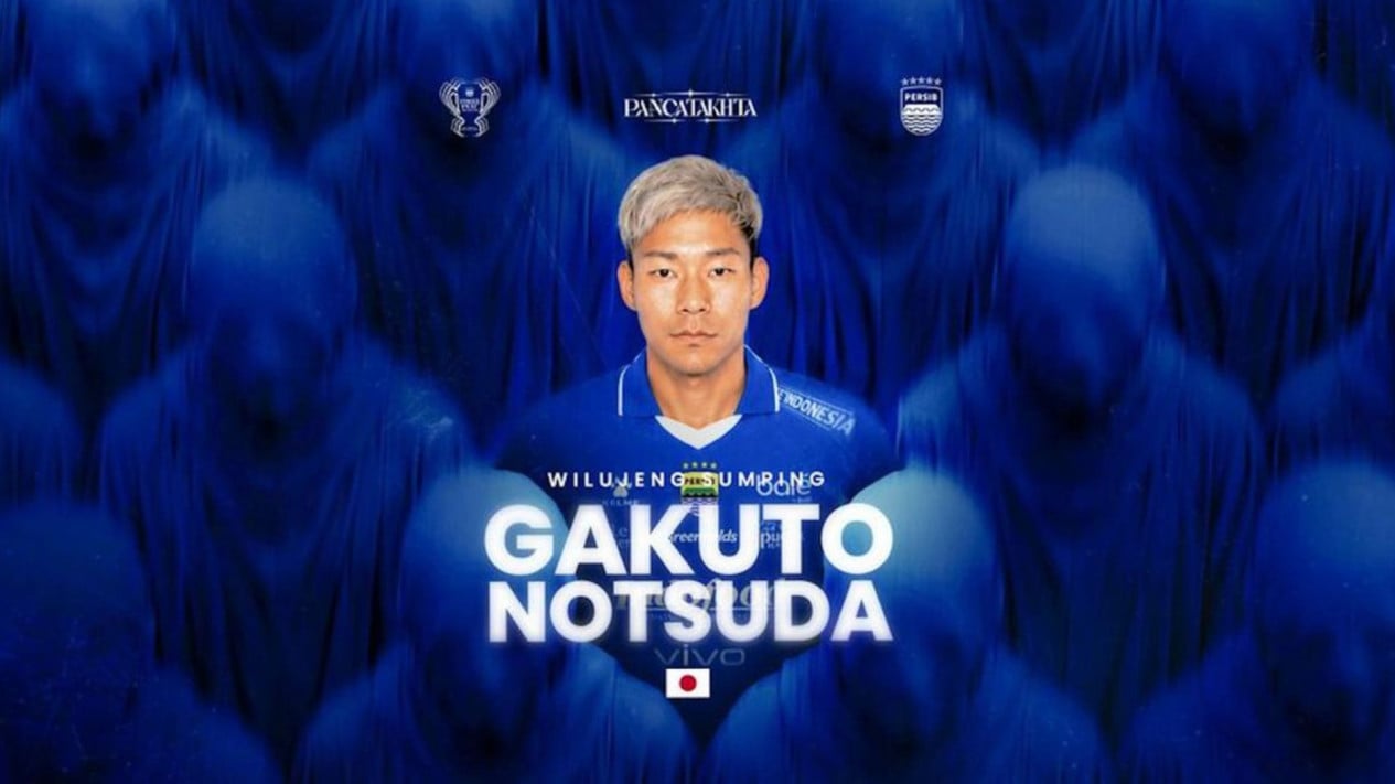 Gakuto Notsuda Tiba di Indonesia, Pemain Asal Jepang Pertama Persib dalam Sembilan Tahun