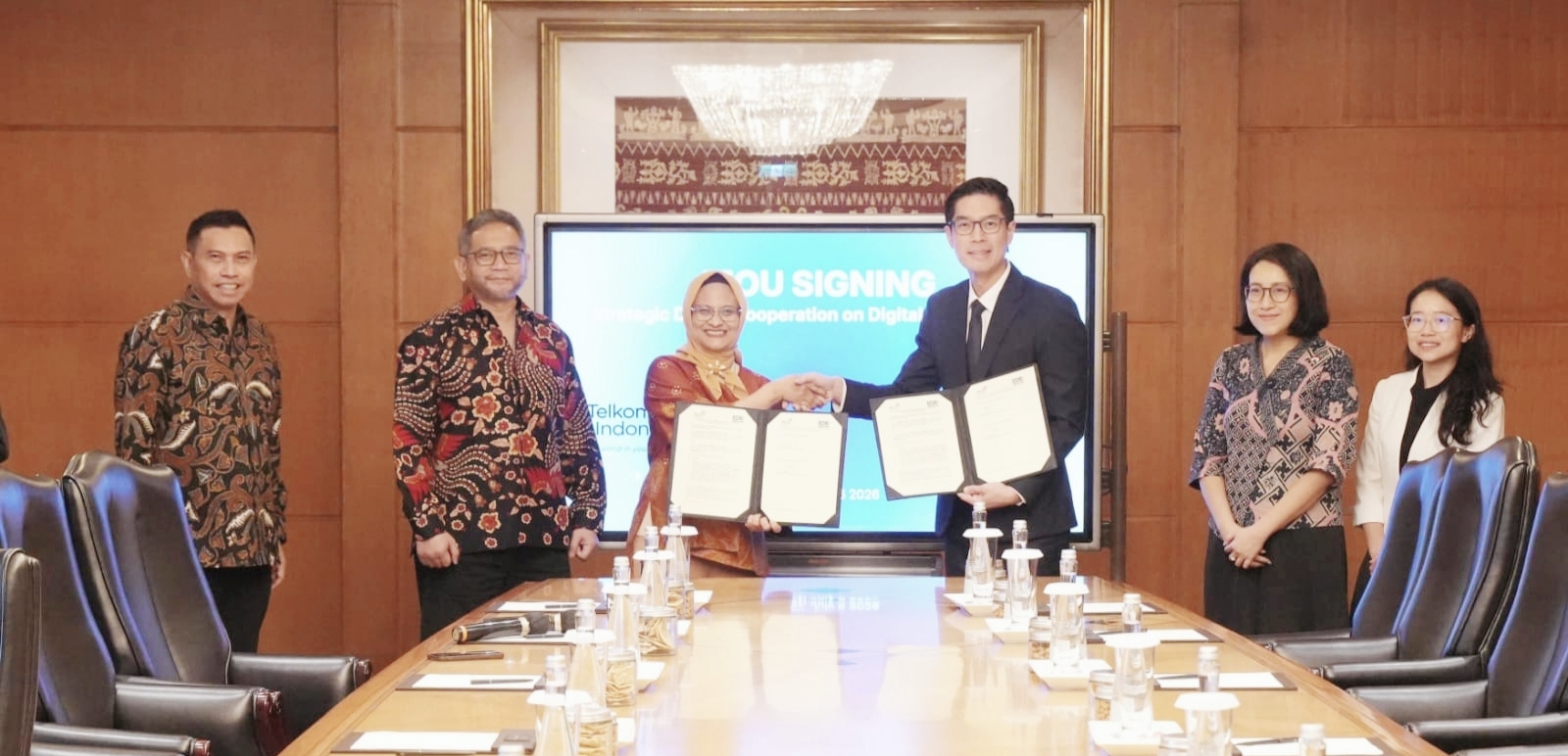 Telkom dan EDB Singapura Teken MoU Infrastruktur Digital, Buka Koridor Data & Energi Hijau RI-Singapura