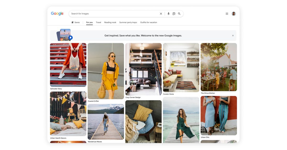 Google Images Berusia 25 Tahun, Tampilan Baru Hadirkan Galeri Personal dan Fitur Simpan Koleksi