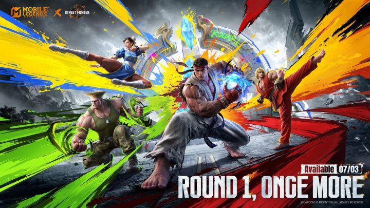 Kolaborasi MLBB dan Street Fighter 6 Resmi Berjalan, Empat Skin Eksklusif Dirilis Mulai 3 Juli 2026