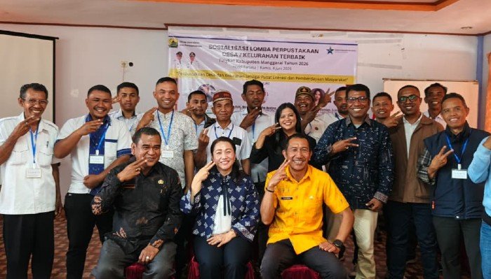 Perpustakaan Desa Ponggeok Juara 1 Lomba Perpustakaan Tingkat Manggarai, Kalahkan 17 Peserta Lain