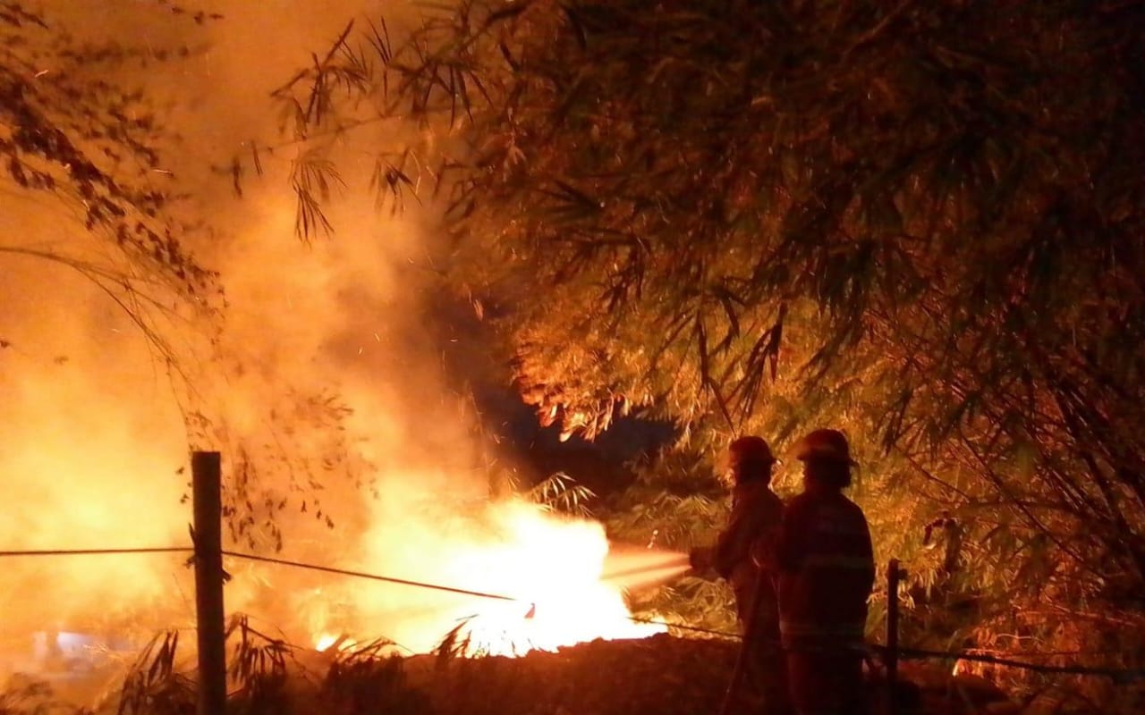 Kebakaran Hanguskan Limbah Sampah di Gunung Putri Bogor, Petugas Damkar Padamkan Api dalam 5 Jam