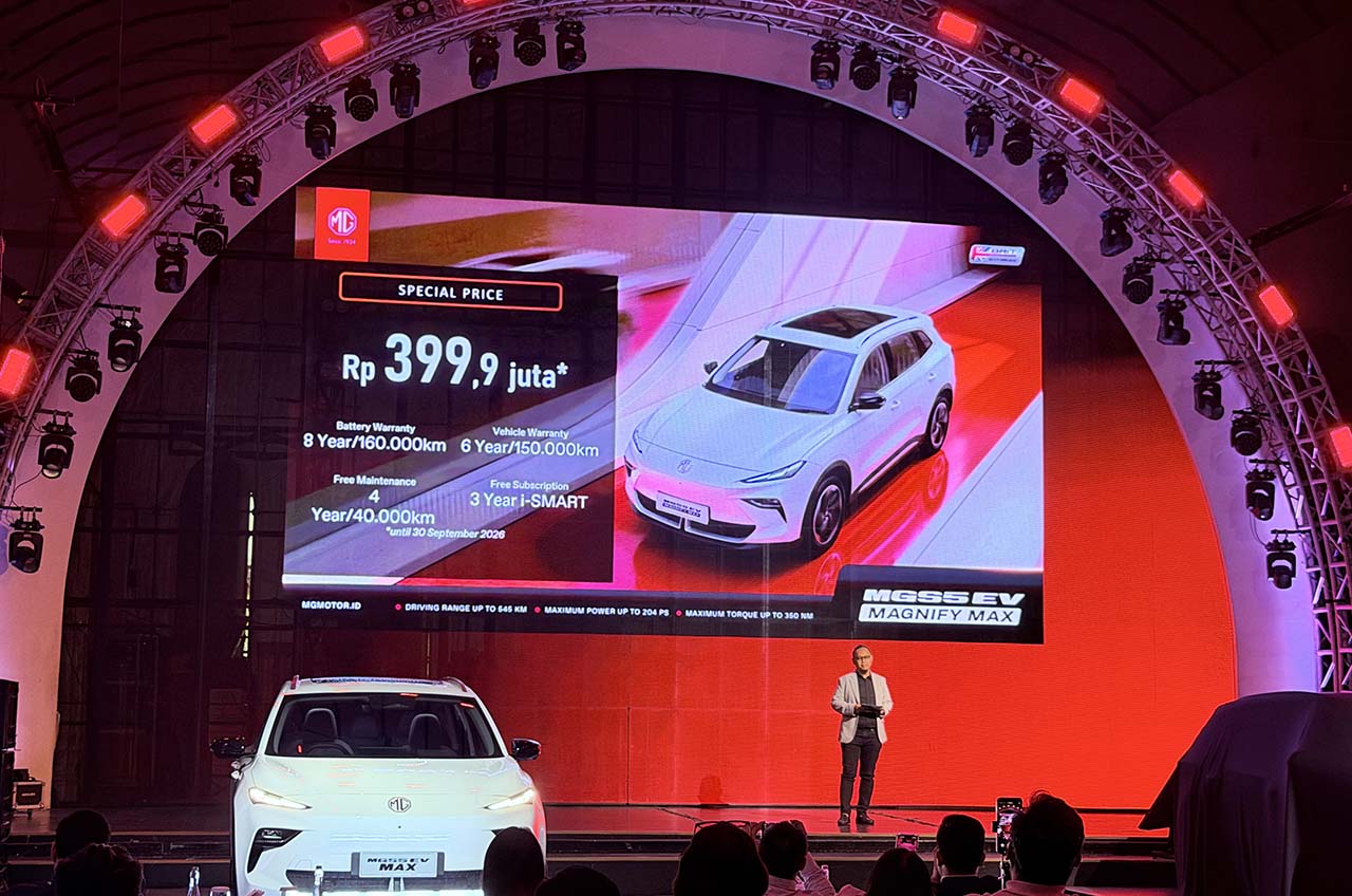 MG Suntik Harga Spesial MGS5 EV Magnify Max Rp399,9 Juta, Baterai 62 kWh Jarak Tempuh 545 Km