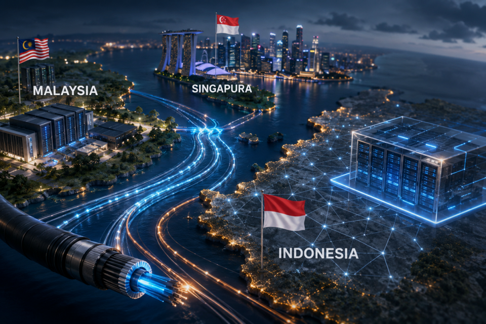 Kapasitas Data Center Indonesia 456 MW Tertinggal Jauh dari Malaysia 1,3 GW dan Singapura 1,4 GW