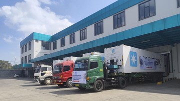 Holding BUMN Pangan Ekspor Perdana 102 Ton Udang Vaname ke AS, Target Pasar Premium