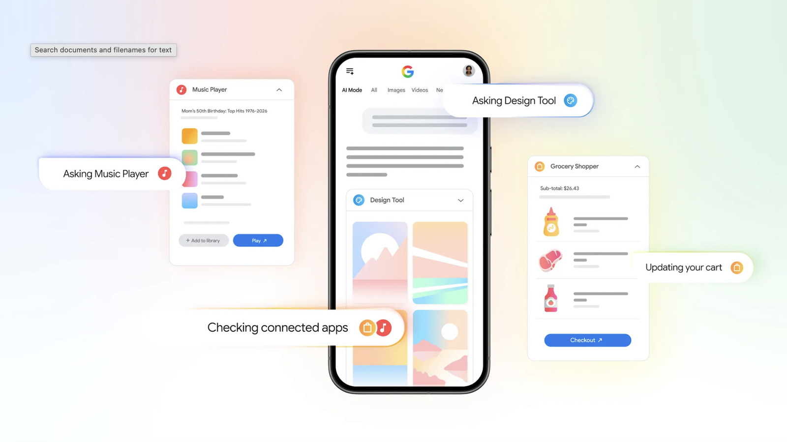 Google AI Mode Kini Terintegrasi dengan Canva, YouTube Music, dan Instacart untuk Bikin Playlist hingga Belanja