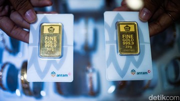 Harga Emas Antam Turun Rp 27 Ribu per Gram, Buyback Terkoreksi Lebih Dalam Rp 47 Ribu