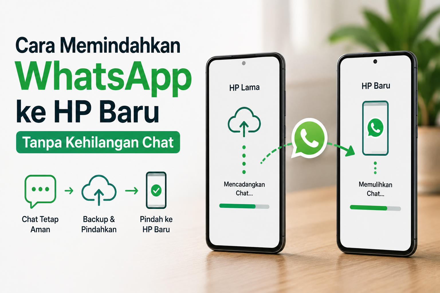 Panduan Lengkap Pindah WhatsApp ke HP Baru Tanpa Kehilangan Chat, Kontak, dan Media