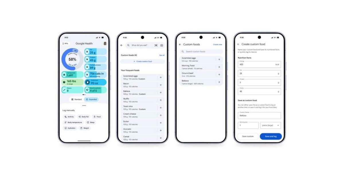 Google Health 5.04 Rilis: Fitur Makanan Kustom dan Perbaikan Kalkulasi Kalori