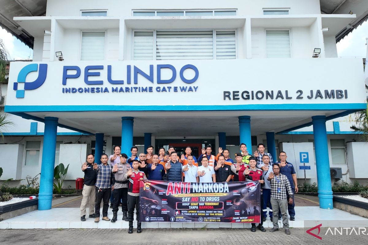 Bebas Narkoba, Pelindo Jambi Perketat Pengawasan di Pelabuhan Bareng Polda