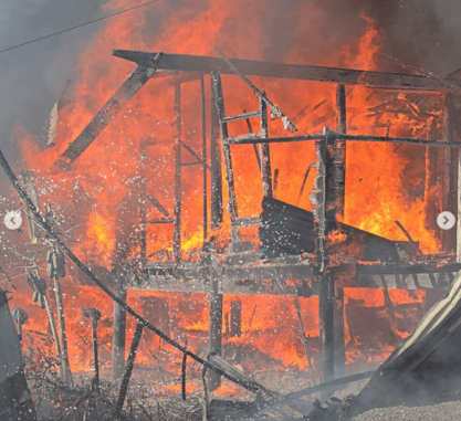 Rumah Kayu di Gampong Lampreh Aceh Besar Ludes Terbakar, 5 Warga Satu KK Mengungsi ke Rumah Kerabat