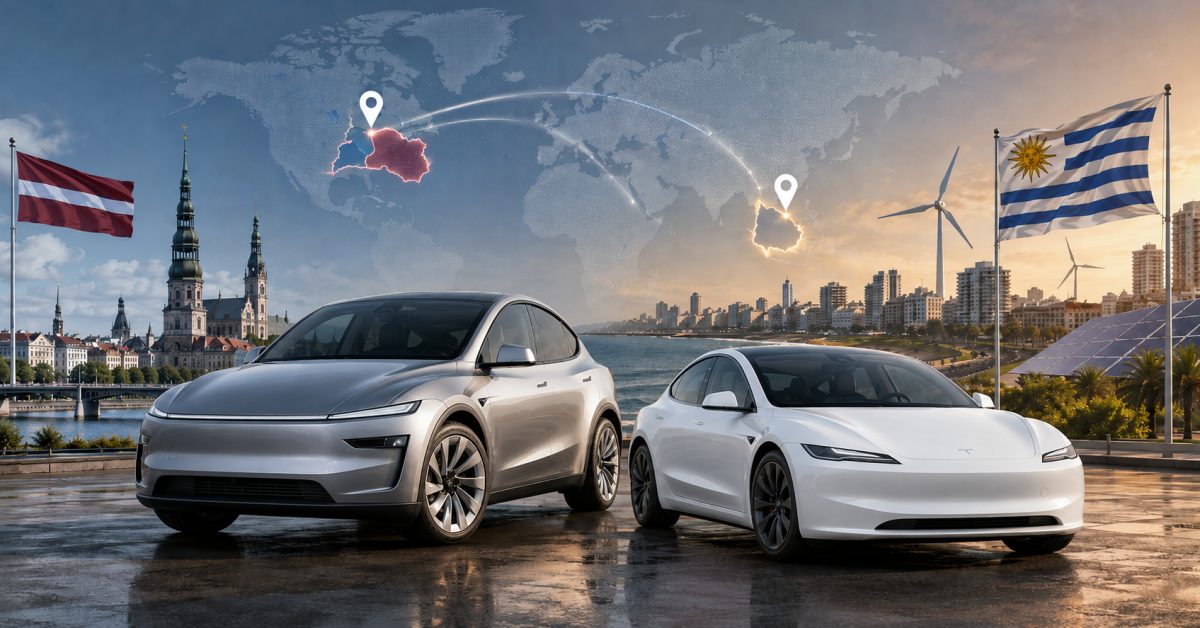 Tesla Ekspansi ke Latvia dan Uruguay, Lengkapi Penetrasi Tiga Negara Baltik