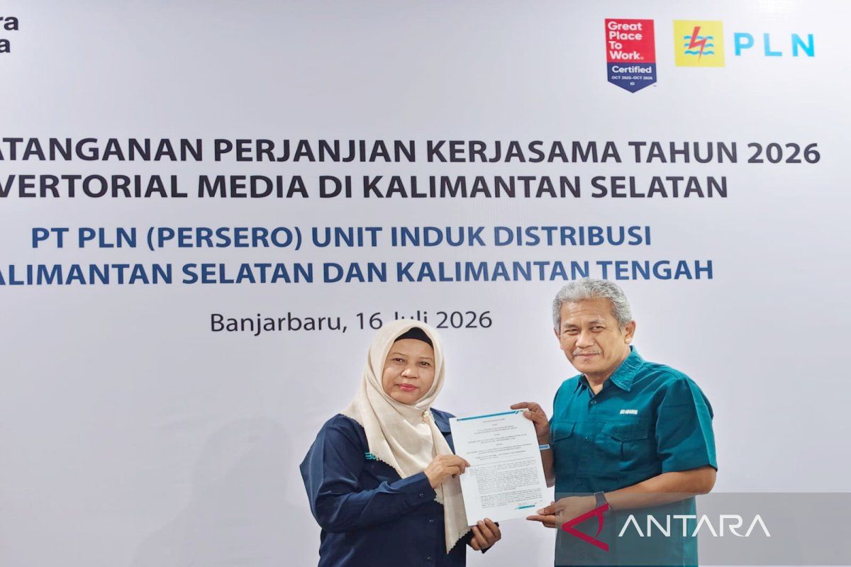 PLN Kalselteng Gandeng ANTARA, Sebarkan Informasi Listrik ke Masyarakat Lebih Cepat