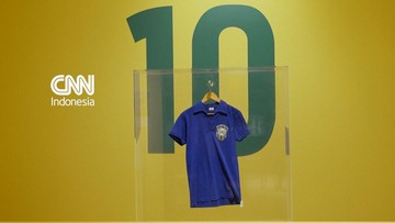 Jersey Pele di Final Piala Dunia 1958 Terjual Rp87,9 Miliar, Jadi Koleksi Termahal Kedua