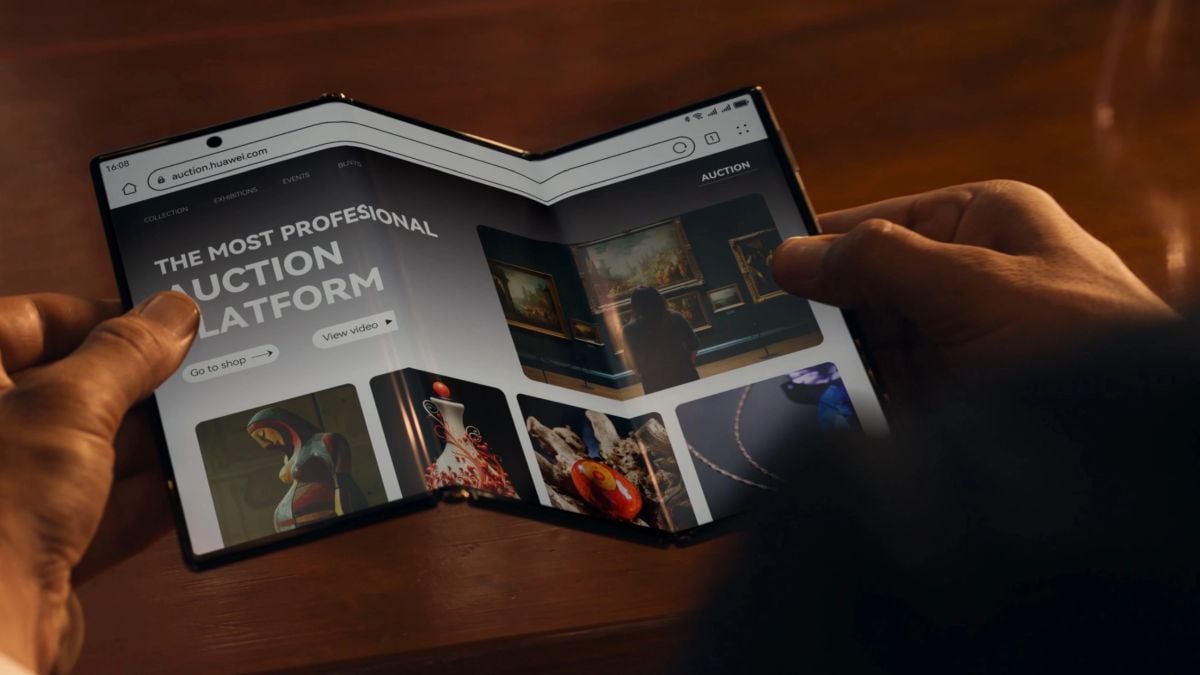 Huawei Mate XT 2 Bocor: Desain Tri-Fold Baru dengan Lipatan ke Dalam dan Baterai 6.000 mAh