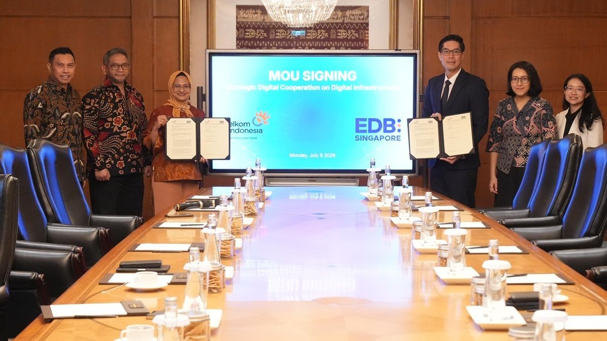 Telkom Gandeng EDB Singapura, Bangun Pusat Data Rendah Karbon untuk Pasar Regional