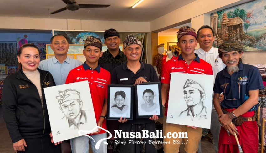 Mario Aji dan Veda Ega Pratama Isi Libur Jelang MotoGP Mandalika dengan Wisata Kuliner hingga Lukis Wajah di The Nusa Dua