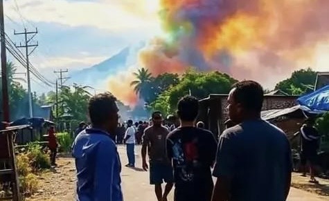 Perang Antarkampung di Flores Timur, 3 Orang Tewas dan 20 Rumah Rusak, Polisi Bersiaga Penuh