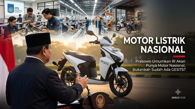 Misteri Motor Listrik Nasional Prabowo, GESITS Sudah Lebih Dulu Ada Sejak 2019