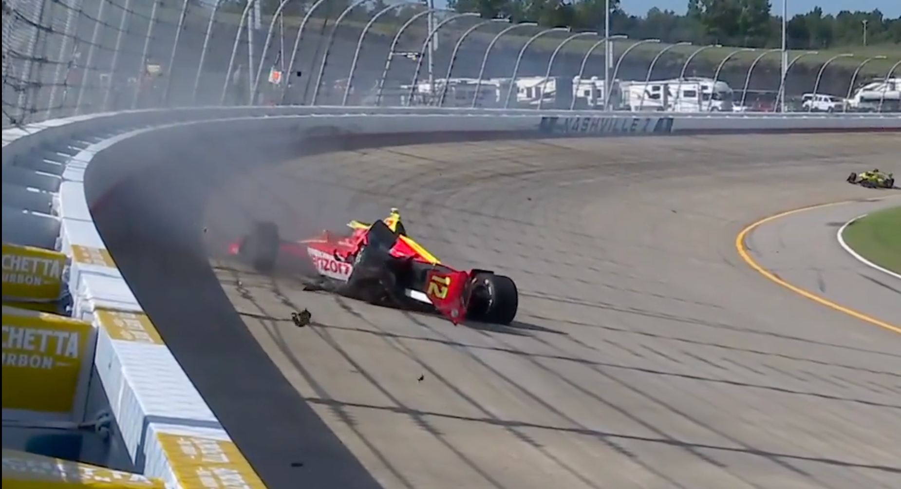 Tabrakan Keras David Malukas di Nashville, Tim Penske Siapkan Sasis Baru