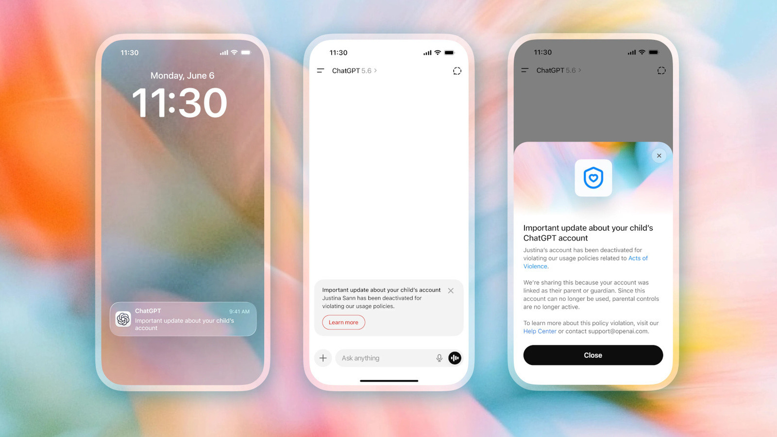 OpenAI Kirim Notifikasi ke Orang Tua Jika Anak Kena Banned dari ChatGPT karena Kekerasan