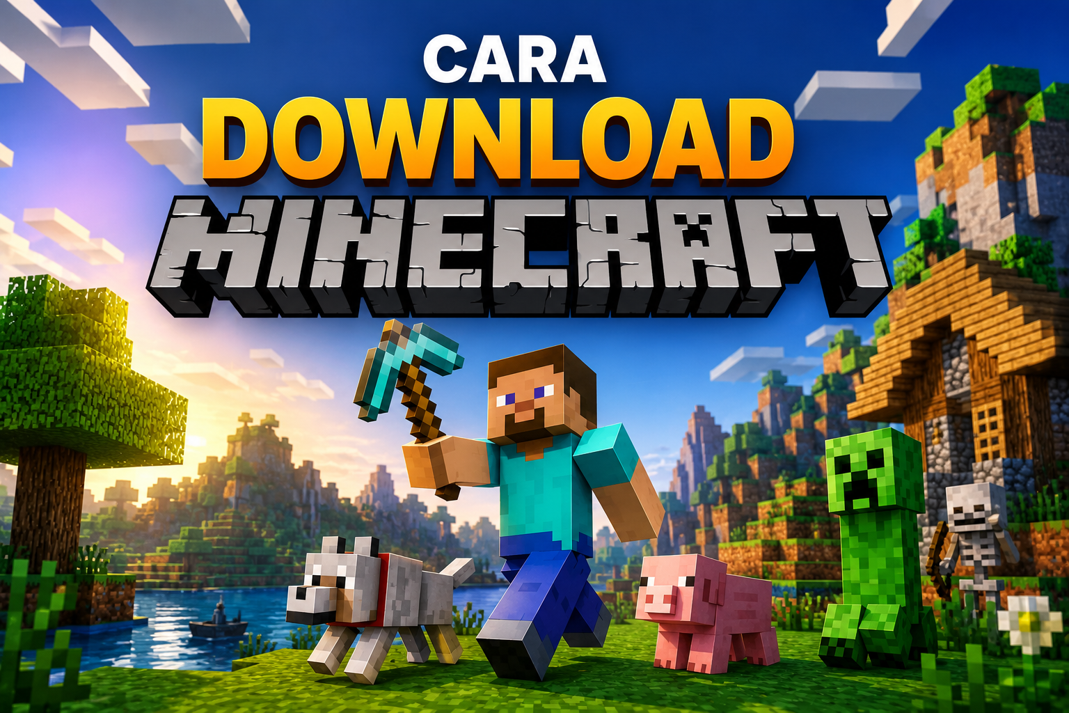 Panduan Lengkap Download Minecraft di Laptop dan PC, Bedakan Edisi Java dan Bedrock
