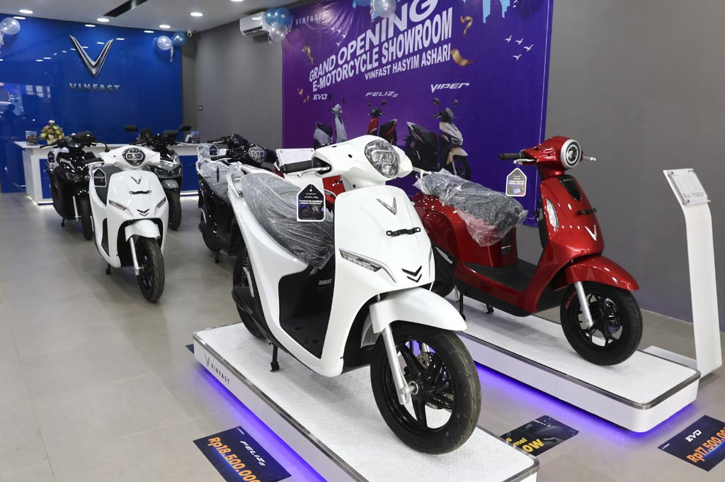 VinFast Resmikan 20 Dealer Motor Listrik di Indonesia, Mulai dari Jakarta hingga Makassar