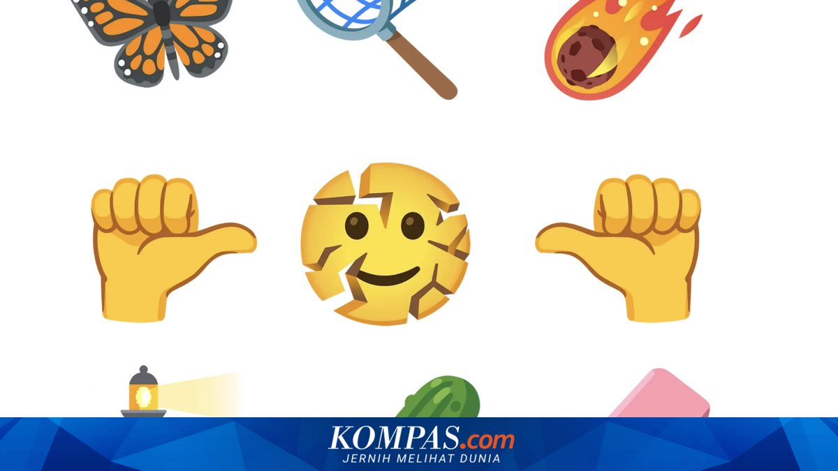 9 Emoji Baru Resmi Diumumkan, Wajah Retak hingga Mercusuar Hadir 2027