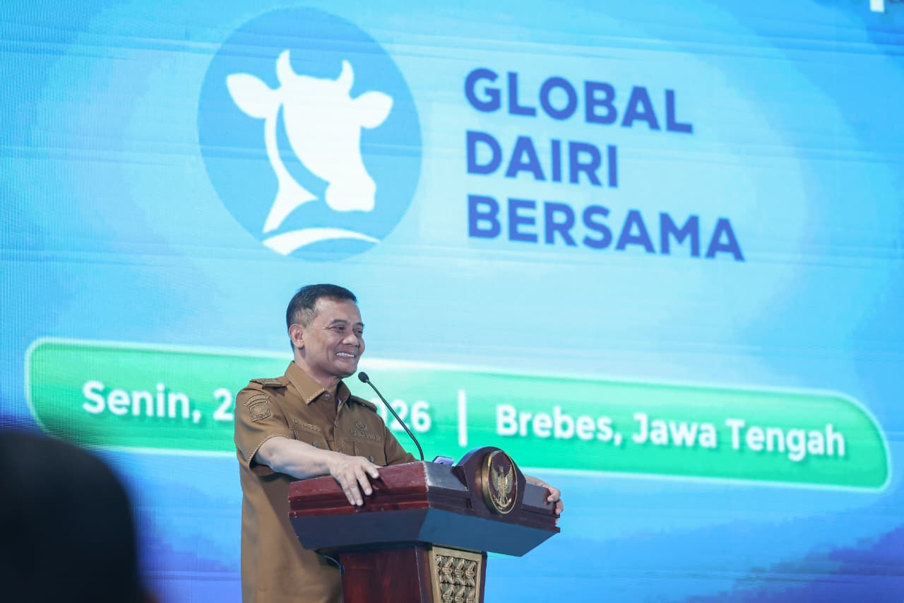 Groundbreaking Peternakan Sapi Perah Rp1,2 Triliun di Brebes, Target Tambah 32 Persen Populasi Sapi Jateng