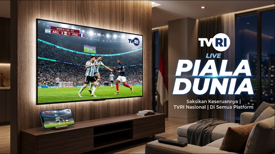 TVRI Siarkan Piala Dunia 2026 Gratis, Ini Cara Nonton di TV Digital dan HP