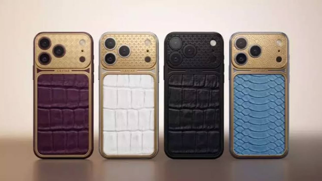 Caviar iPhone 18 Pro Max Gold Edition dan Samsung Galaxy S26 Ultra Horizon Collection, Harga Rp 194 Jutaan
