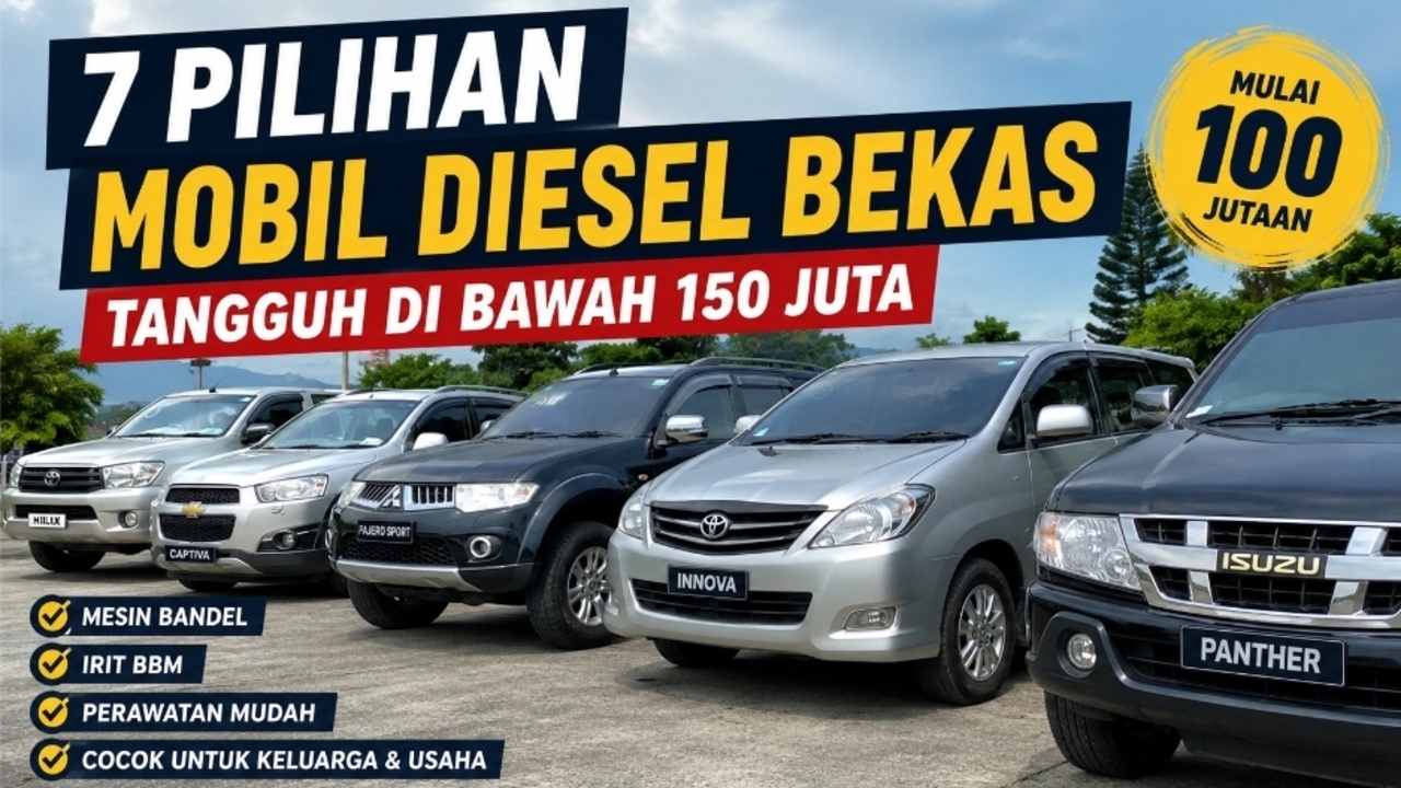 Toyota Kijang Innova Diesel 2.5 G Bekas Masuk Daftar 7 Mobil Diesel di Bawah Rp150 Juta untuk 2026