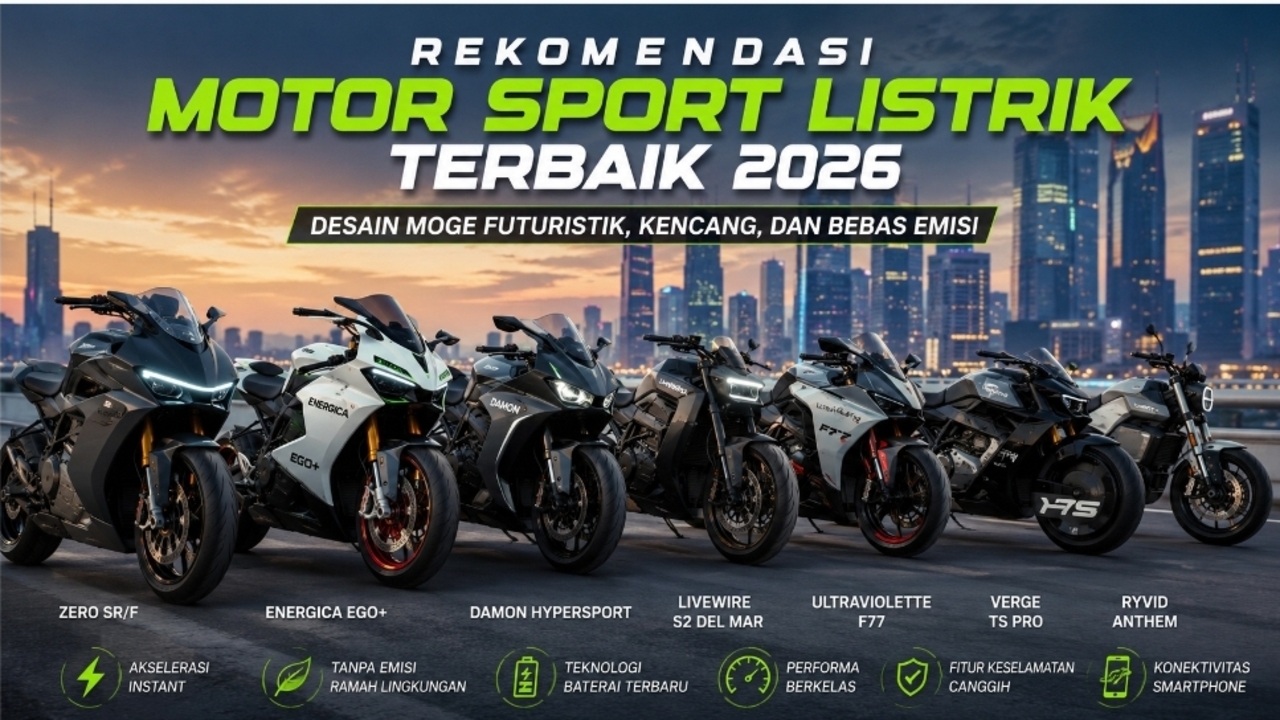 Zero SR/F 2026: Motor Sport Listrik Premium dengan Desain Naked Bike Futuristik