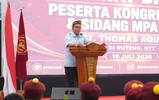 Gubernur NTT Melki Laka Lena Dorong Kader PMKRI Jadi Penggerak Ekonomi Kerakyatan di Manggarai