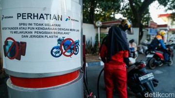 Suzuki Thunder Dilarang Isi BBM di SPBU, Kapasitas Tangki Cuma 4,5 Liter Jadi Celah Penyalahgunaan Subsidi