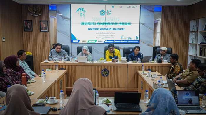 Unismuh Makassar Terima Kunjungan Unimen Enrekang, Bagi Praktik Baik SPMI hingga Kurikulum OBE