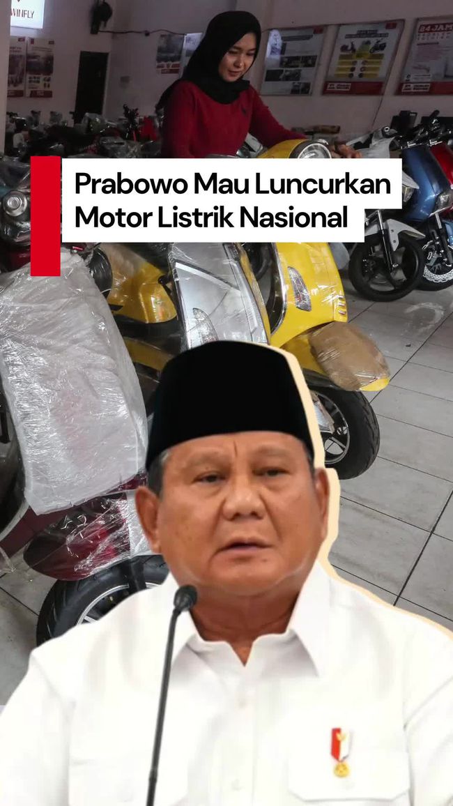 Motor Listrik Nasional Segera Meluncur, Istana Sebut Hasil Karya Anak Bangsa