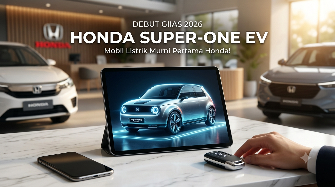 Honda Super-ONE GIIAS 2026: City Car Listrik 274 Km, Bukan Brio Listrik