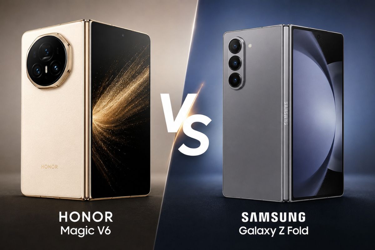 Honor Magic V6 vs Samsung Galaxy Z Fold 2026: Perbandingan Head-to-Head HP Lipat Premium