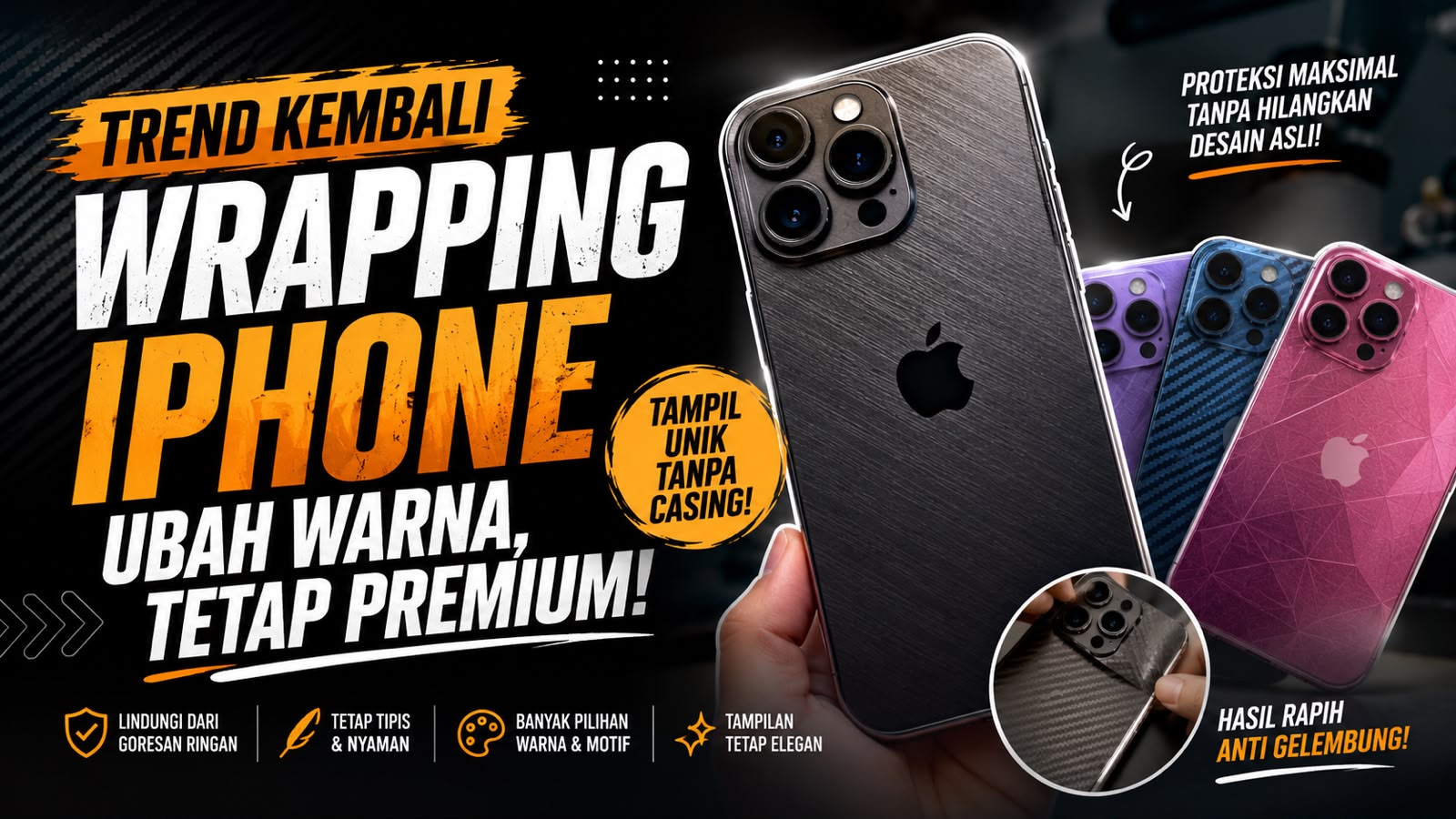 Wrapping iPhone: Tren yang Kembali Naik, Tapi Bukan Pengganti Casing