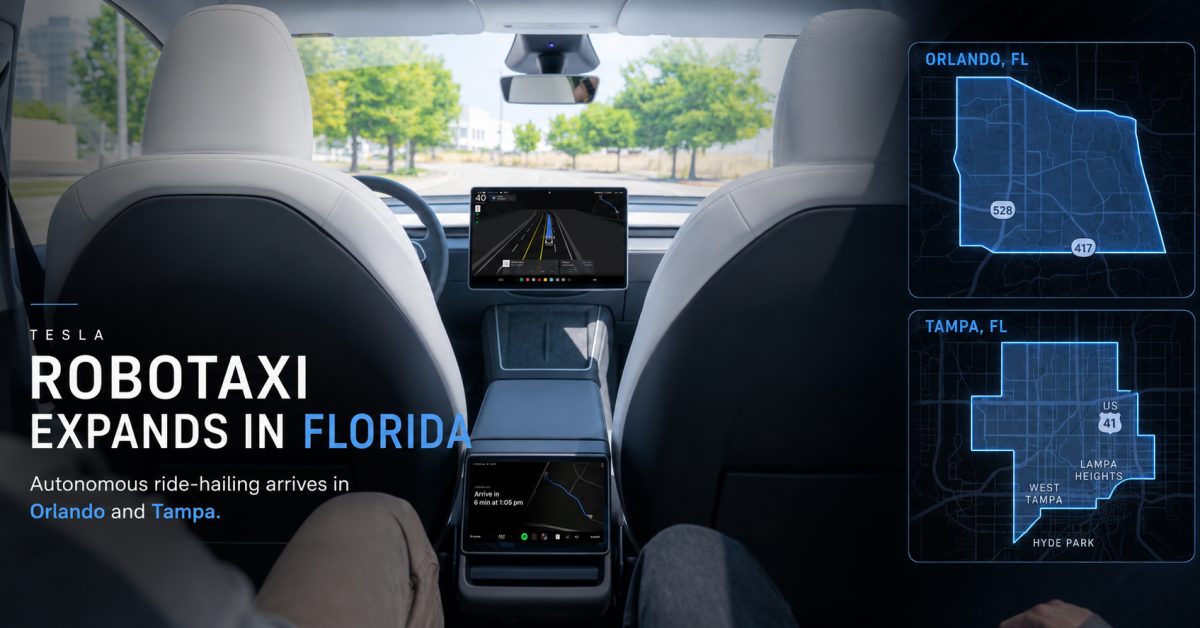 Tesla Ekspansi Robotaxi Tampa dan Orlando, Armada Austin Mandek di 17 Mobil
