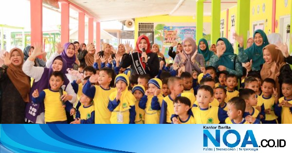 Bunda PAUD Aceh Barat Afrinda Novalia Edukasi Anak Jaga Kesehatan Gigi di Peringatan Hari Anak Nasional 2026