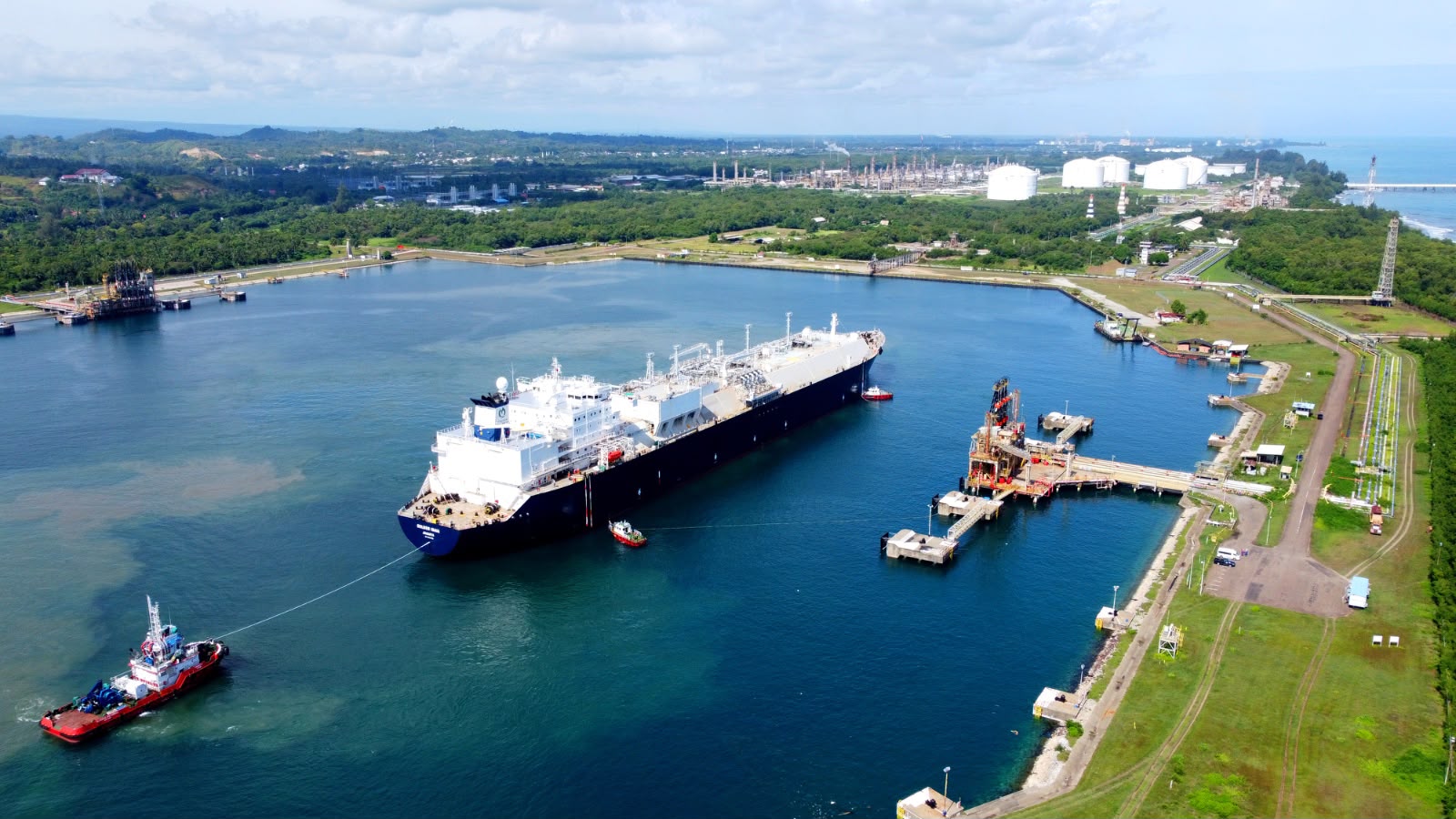 Terminal LNG Arun Cetak Sejarah, Bawa Indonesia Jadi Pusat Muat Ulang Gas Terbesar Dunia