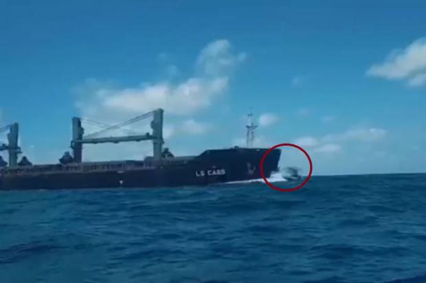 Kapal Kargo LS Cass Hantam Rumpon Nelayan di Perairan Patani Halmahera Tengah, Bangunan Rusak Parah