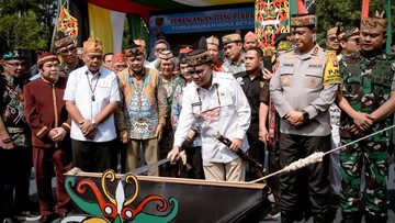 Gubernur Kalteng Resmikan Pembangunan Huma Betang, Rumah Betang Simbol Identitas Dayak