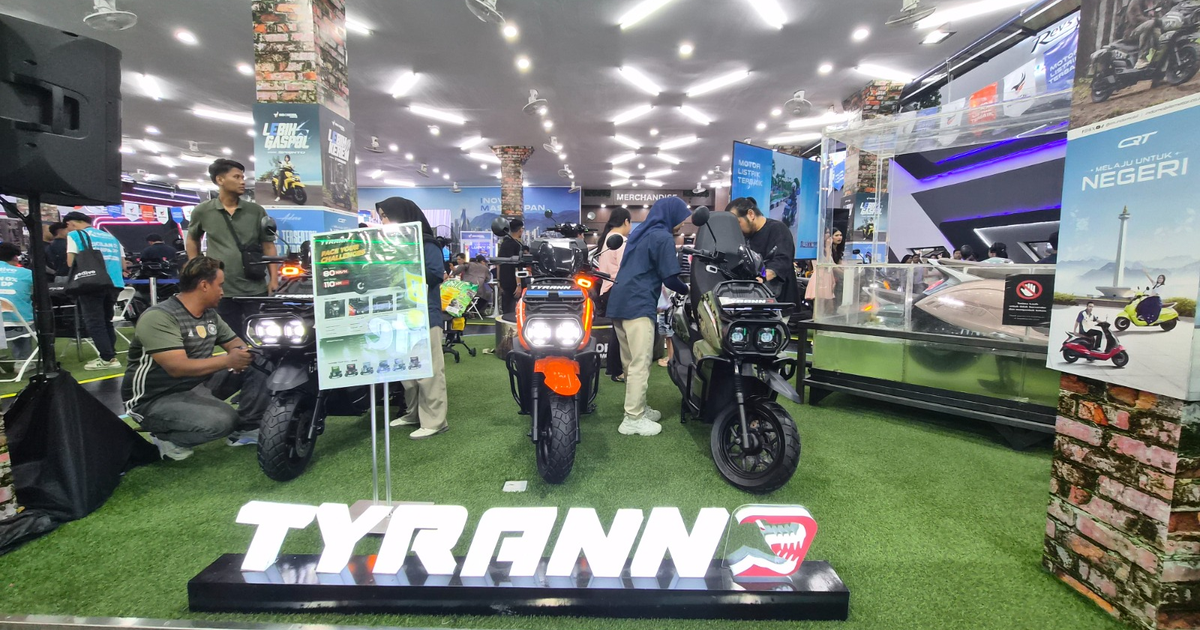 Indomobil eMotor Raup 3.000 SPK Motor Listrik Selama Jakarta Fair 2026, Tyranno X Jadi Andalan