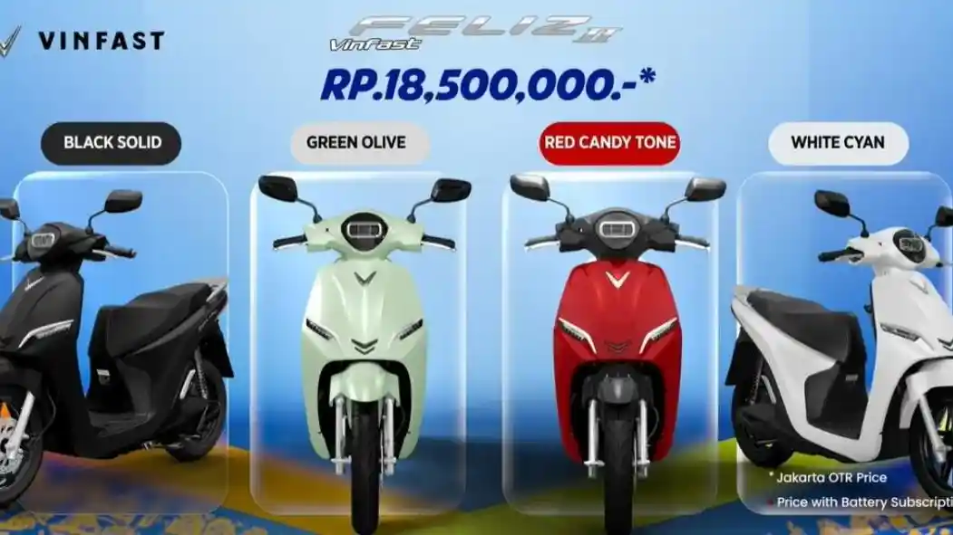 VinFast FELIZ II Resmi Meluncur di Indonesia, Motor Listrik dengan Bodi Lebih Lebar untuk Pekerjaan